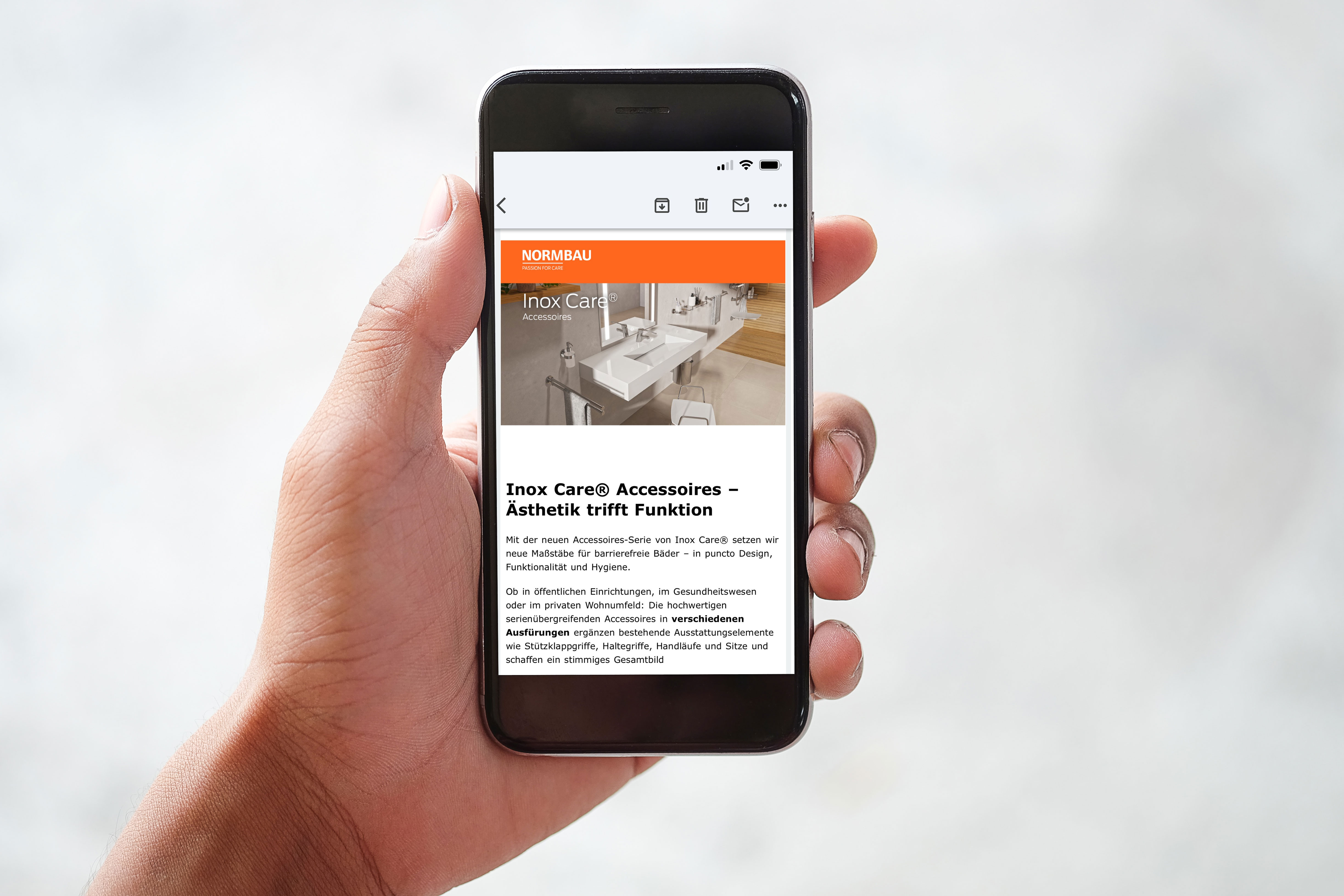 Cropped shot view of man hands holding smart phone with blank copy space screen for your text message or information content, female reading text message on cell telephone during in urban setting. Cropped shot view of man hands holding smart phone with blank copy space screen for your text message or information content, female reading text message on cell telephone during in urban setting.